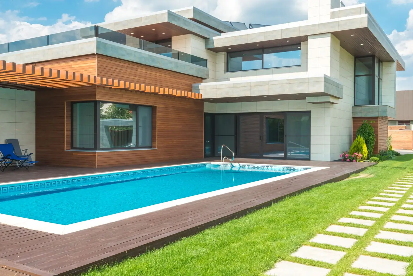Swimming pool built in Larnook, NSW